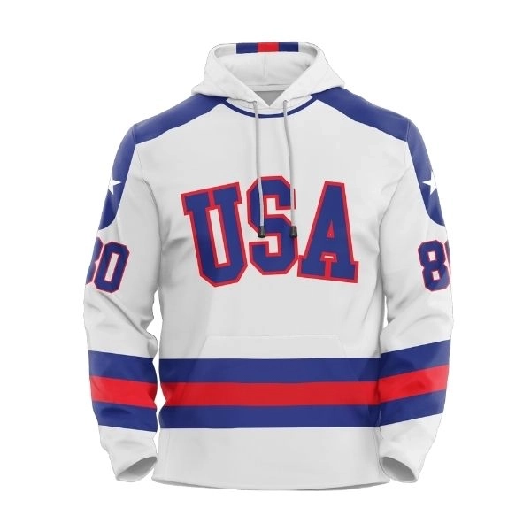 MIRACLE ON ICE TEAM USA  HOCKEY JERSEY WHITE- YOUTH